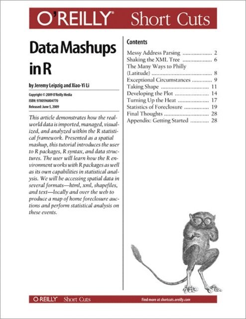 Xiao-Yi Li, Jeremy Leipzig - Data Mashups in R, E-bok