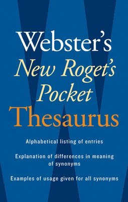 Editors of Webster's New World Coll - Webster's New Roget's Pocket Thesaurus, Häftad. Tillgänglighet: Lägg i varukorg