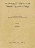 An Historical Dictionary of German Figurative Usage, Fascicle 48