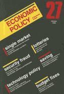 David Begg, Charles Wyplosz, Klaus Zimmermann, Jean Soper - Economic Policy 27, Häftad