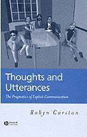 Robyn Carston - Thoughts and Utterances, Häftad