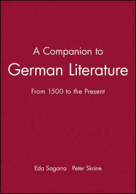 Eda Sagarra, Peter Skrine - Companion to German Literature, Häftad