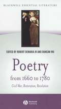 Poetry from 1660 to 1780