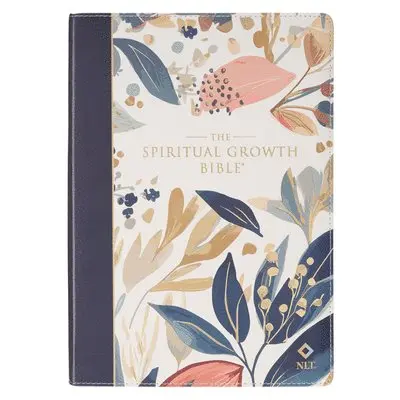 Nlt, the Spiritual Growth Bible Faux Leather, Navy with Leaves, Inbunden. Tillgänglighet: Lägg i varukorg