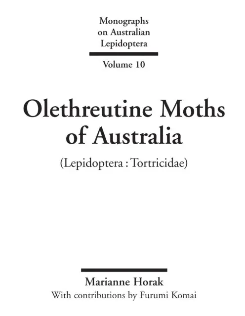 Olethreutine Moths of Australia