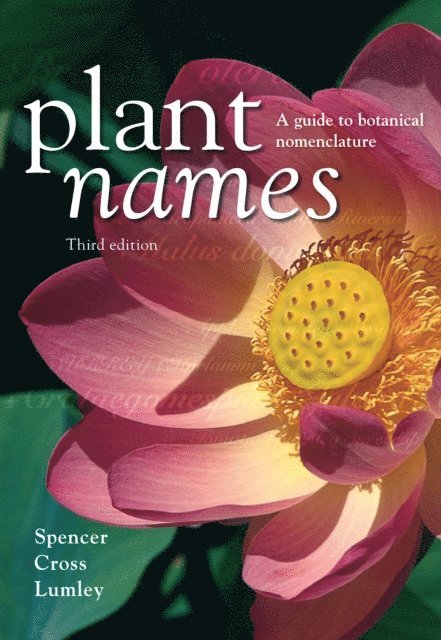 Peter Lumley, Rob Cross, Roger Spencer - Plant Names, E-bok