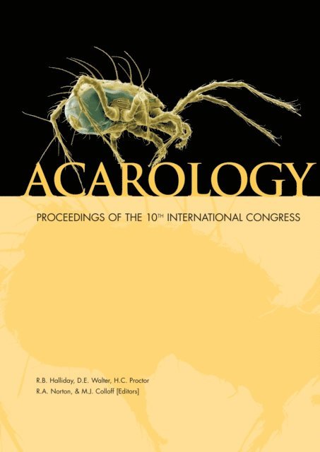 M Colloff, RA Norton, H Proctor, DE Walter, RB Halliday - Acarology, E-bok. Tillgänglighet: Lägg i varukorg