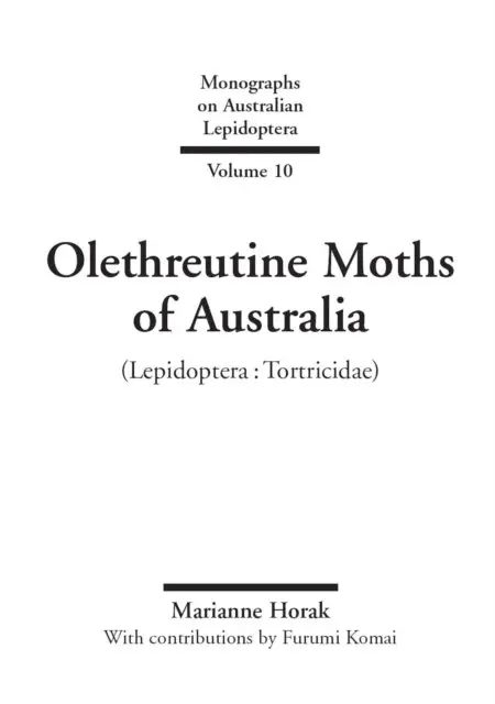 with contributions by Furumi Komai, Marianne Horak - Olethreutine Moths of Australia, E-bok. Tillgänglighet: Lägg i varukorg