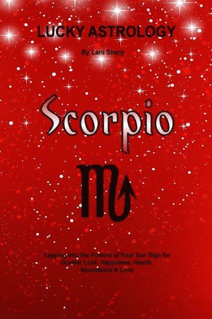 Lani Sharp - Lucky Astrology - Scorpio, E-bok. Tillgänglighet: Lägg i varukorg