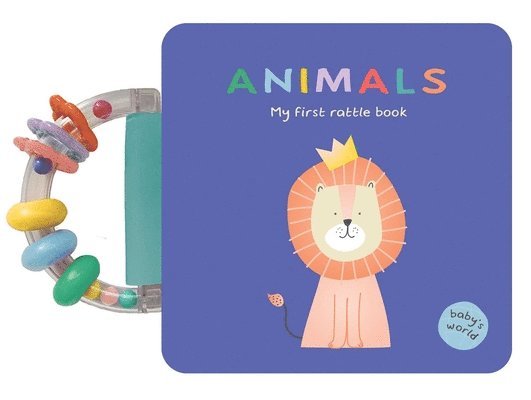Animals: My First Rattle Book: Board Book with Rattle Handle, Kartonnage
