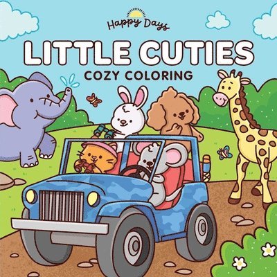 Little Cuties: Cozy Coloring: Sweet and Simple Coloring for Adults and Kids, Häftad