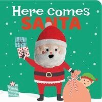 Here Comes Santa: Finger Puppet Book: Board Book with Finger Puppet, Kartonnage
