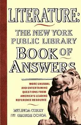 Melinda Corey, George Ochoa - Literature: New York Public Library Book of Answers, Häftad. Tillgänglighet: Lägg i varukorg