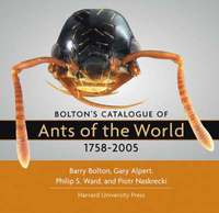 Boltons Catalogue Of Ants Of The World