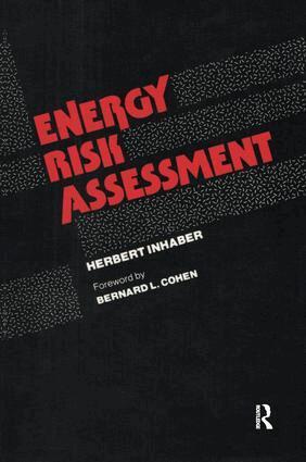 Herbert Inhaber - Energy Risk Assessment, Inbunden