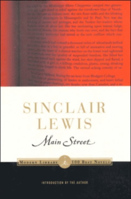 Sinclair Lewis - Main Street, E-bok