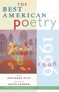 Best American Poetry 1996
