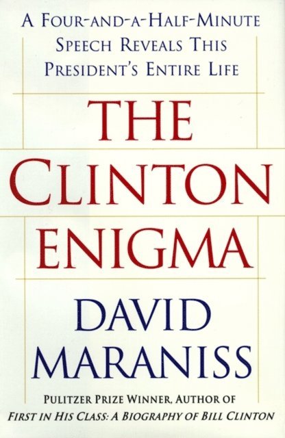 David Maraniss - Clinton Enigma, E-bok