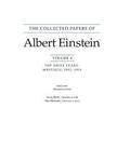 Collected Papers of Albert Einstein, Volume 4 (English)