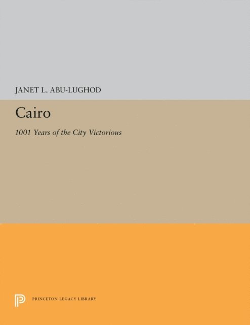 Janet L. Abu-Lughod - Cairo, E-bok