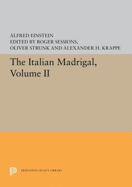 Alfred Einstein - Italian Madrigal, E-bok