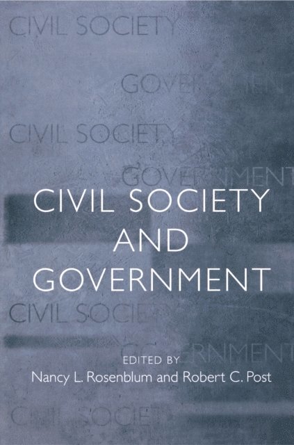 Robert C. Post, Nancy L. Rosenblum - Civil Society and Government, E-bok