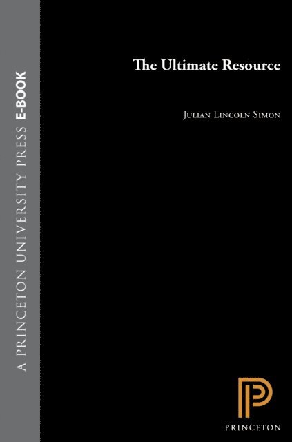 Julian Lincoln Simon - Ultimate Resource, E-bok