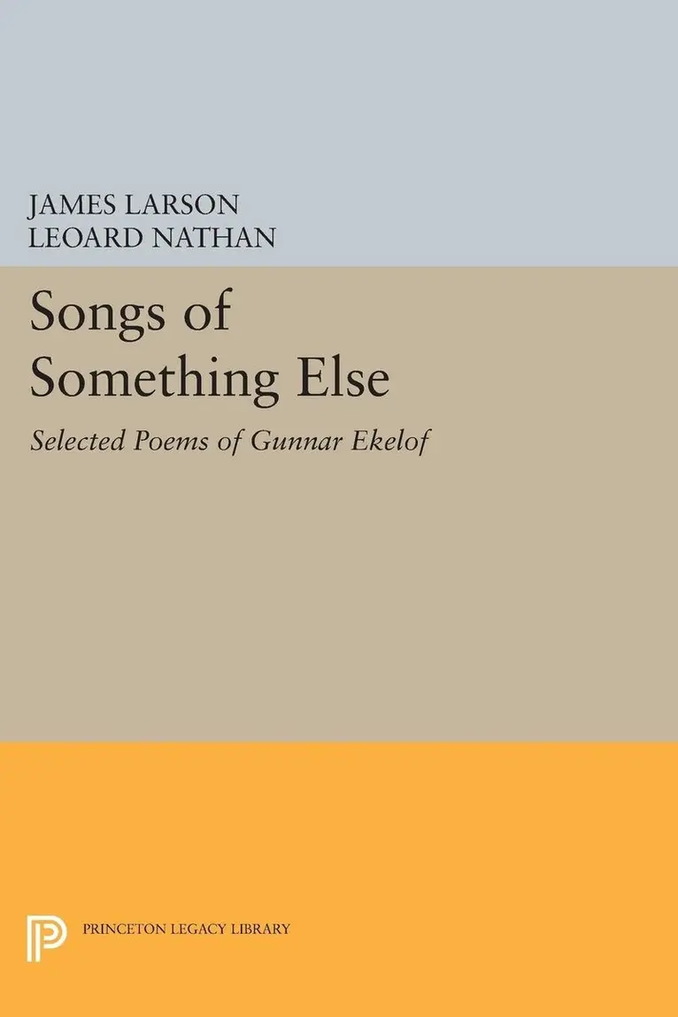 Gunnar Ekelöf - Songs of Something Else, Häftad. Tillgänglighet: Kommande