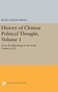 History of Chinese Political Thought, Volume 1