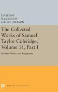 Collected Works of Samuel Taylor Coleridge, Volume 11