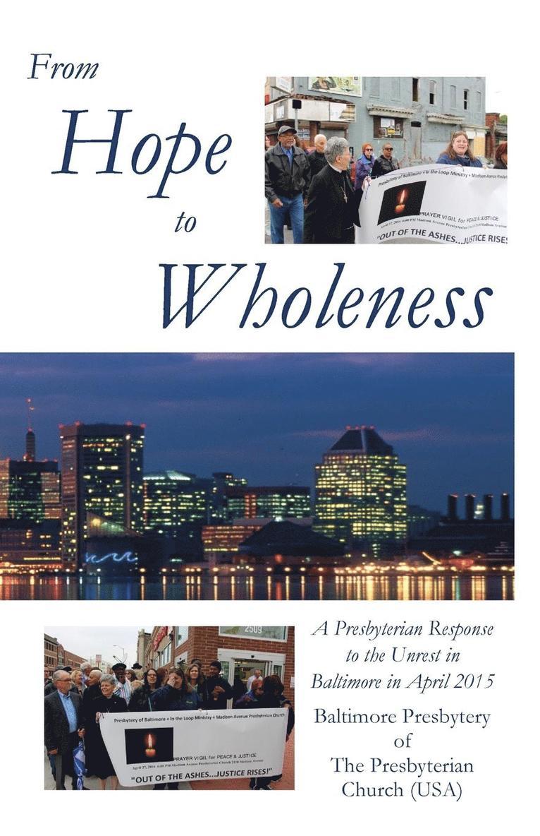 From Hope to Wholeness, Häftad