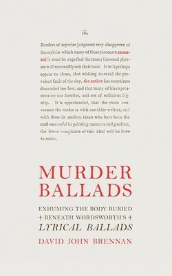 David John Brennan - Murder Ballads, Häftad