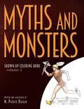 Myths and Monsters Grown-up Coloring Book, Volume 2
