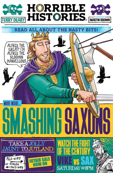 Smashing Saxons (newspaper edition) by Terry Deary