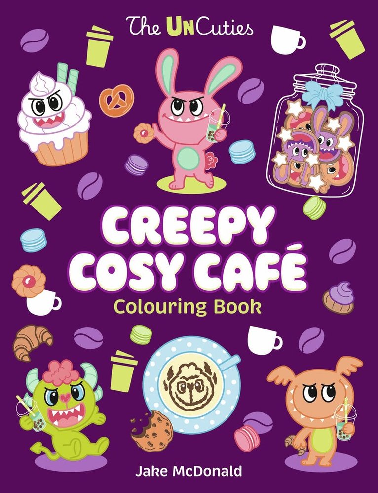 Scholastic - UnCuties Creepy Cosy Café Colouring Book, Häftad