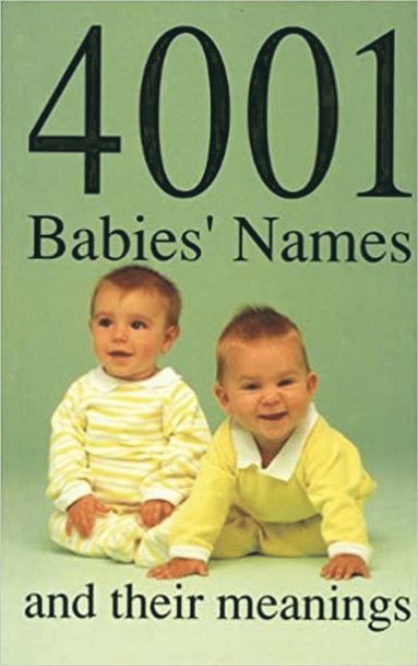 4001 Babies' Names and Their Meanings av James Glennon