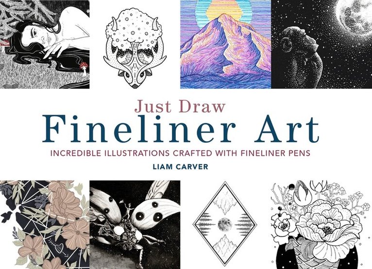 Liam Carver - Just Draw Fineliner Art, Häftad. Tillgänglighet: Lägg i varukorg