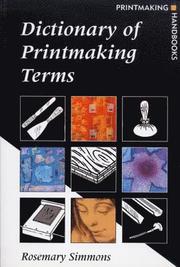 Dictionary of Printmaking Terms
