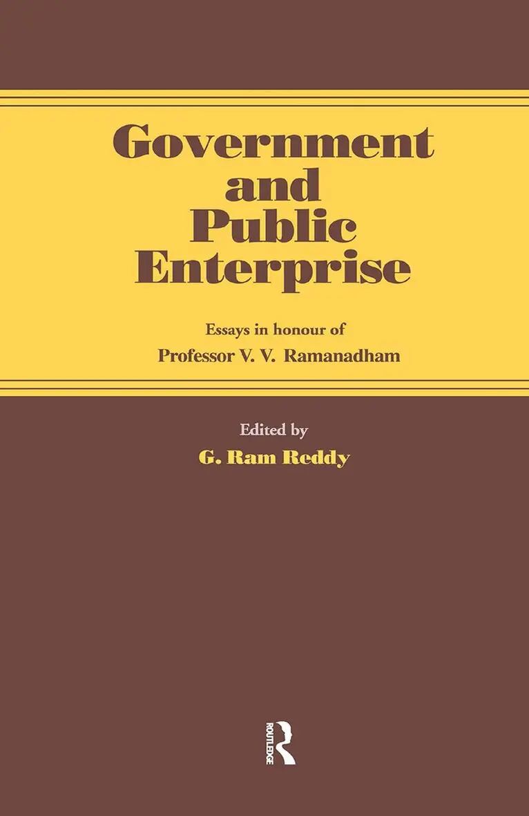 G. Ram Reddy - Government and Public Enterprise, Inbunden. Tillgänglighet: Lägg i varukorg