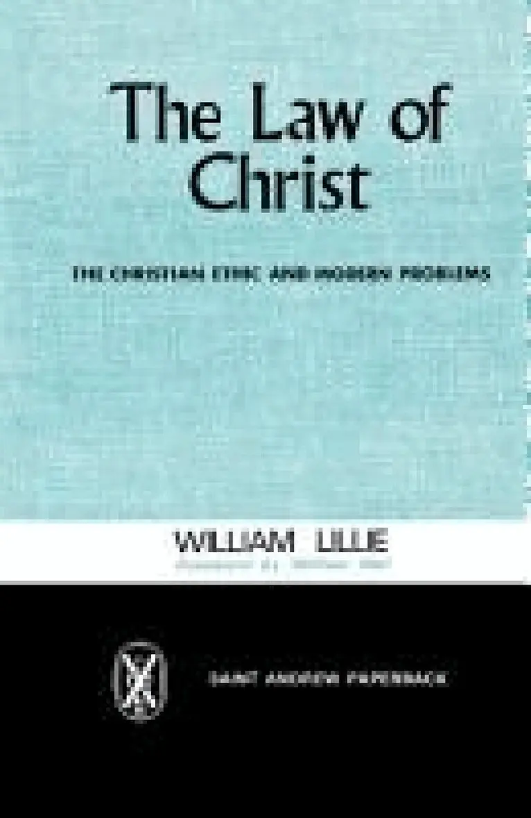 William Lillie - Law of Christ, Häftad. Tillgänglighet: Lägg i varukorg
