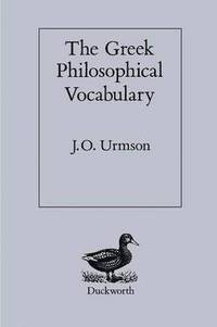 Greek Philosophical Vocabulary