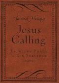 Jesus Calling, Small Brown Leathersoft, with Scripture References