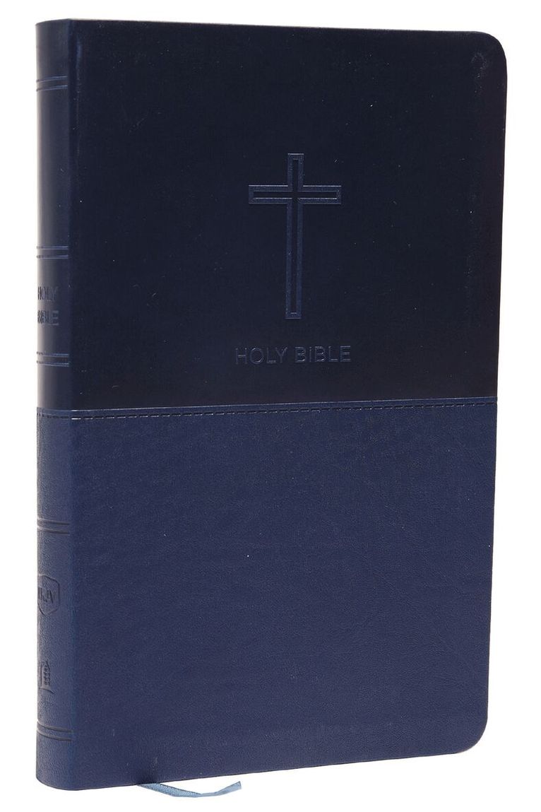 Thomas Nelson - NKJV, Value Thinline Bible, Blue Leathersoft, Red Letter, Comfort Print, Inbunden