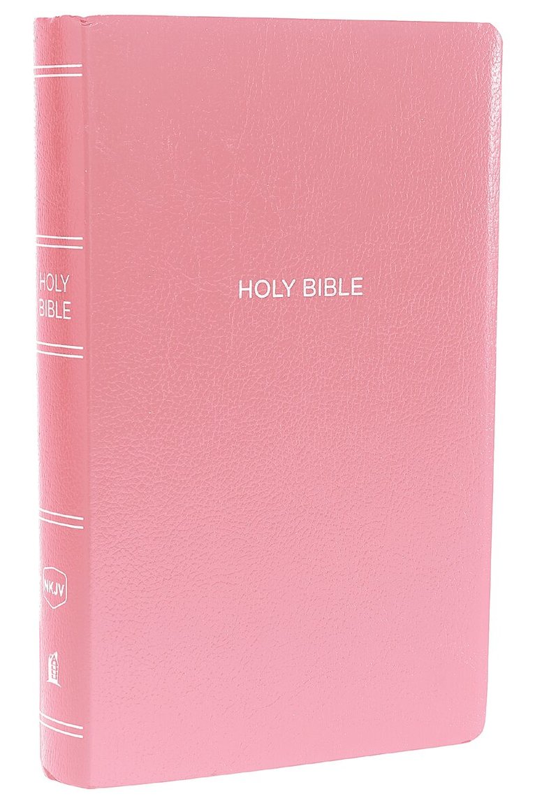 Thomas Nelson - NKJV, Gift and Award Bible, Leather-Look, Pink, Red Letter, Comfort Print, Häftad