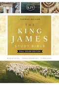 King James Study Bible, Full-Color Edition, Cloth-bound Hardcover, Red Letter