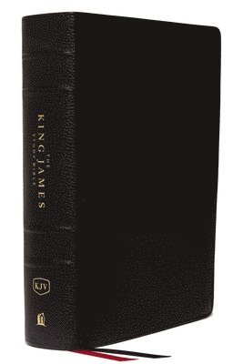 KJV, The King James Study Bible, Genuine Leather, Black, Thumb Indexed, Red Letter, Full-Color Edition av Thomas Nelson, Thomas Nelson