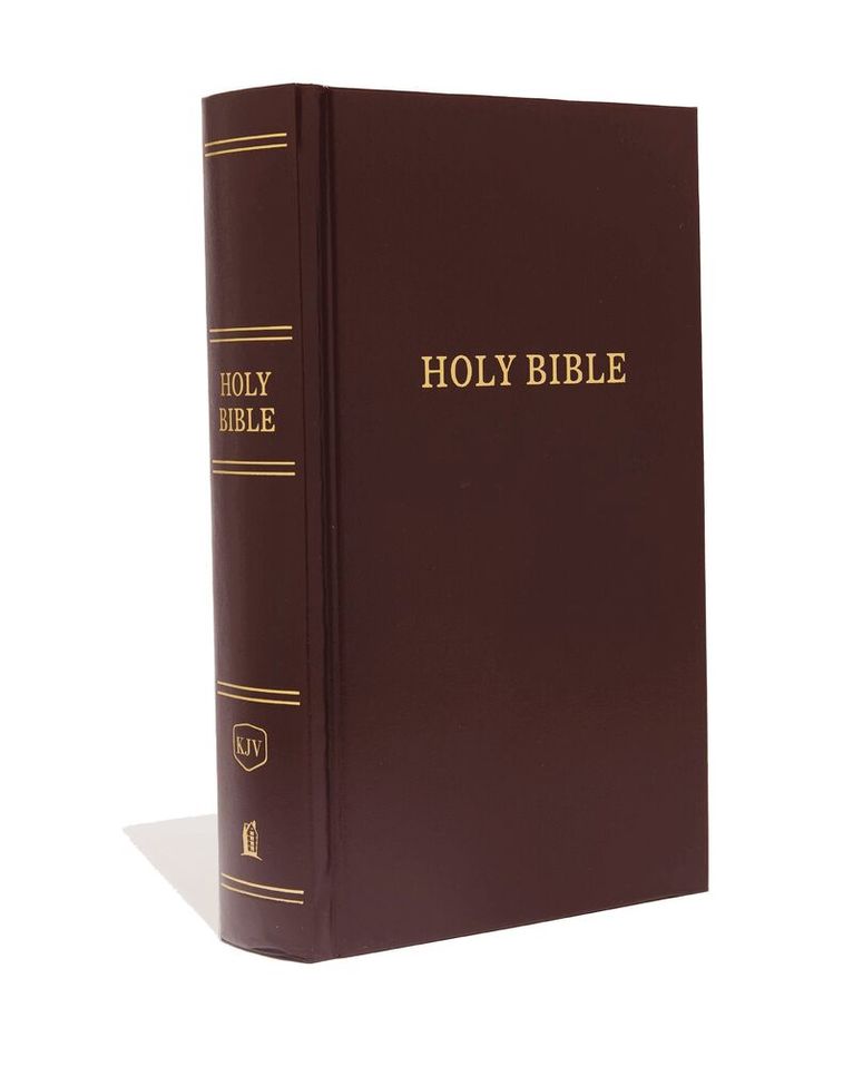 Thomas Nelson - KJV, Pew Bible, Large Print, Hardcover, Burgundy, Red Letter, Comfort Print, Inbunden