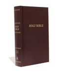 KJV, Pew Bible, Large Print, Hardcover, Burgundy, Red Letter, Comfort Print