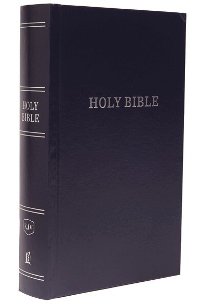 Thomas Nelson - KJV, Pew Bible, Large Print, Hardcover, Blue, Red Letter, Comfort Print, Inbunden
