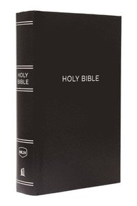 NKJV, Pew Bible, Large Print, Hardcover, Black, Red Letter, Comfort Print